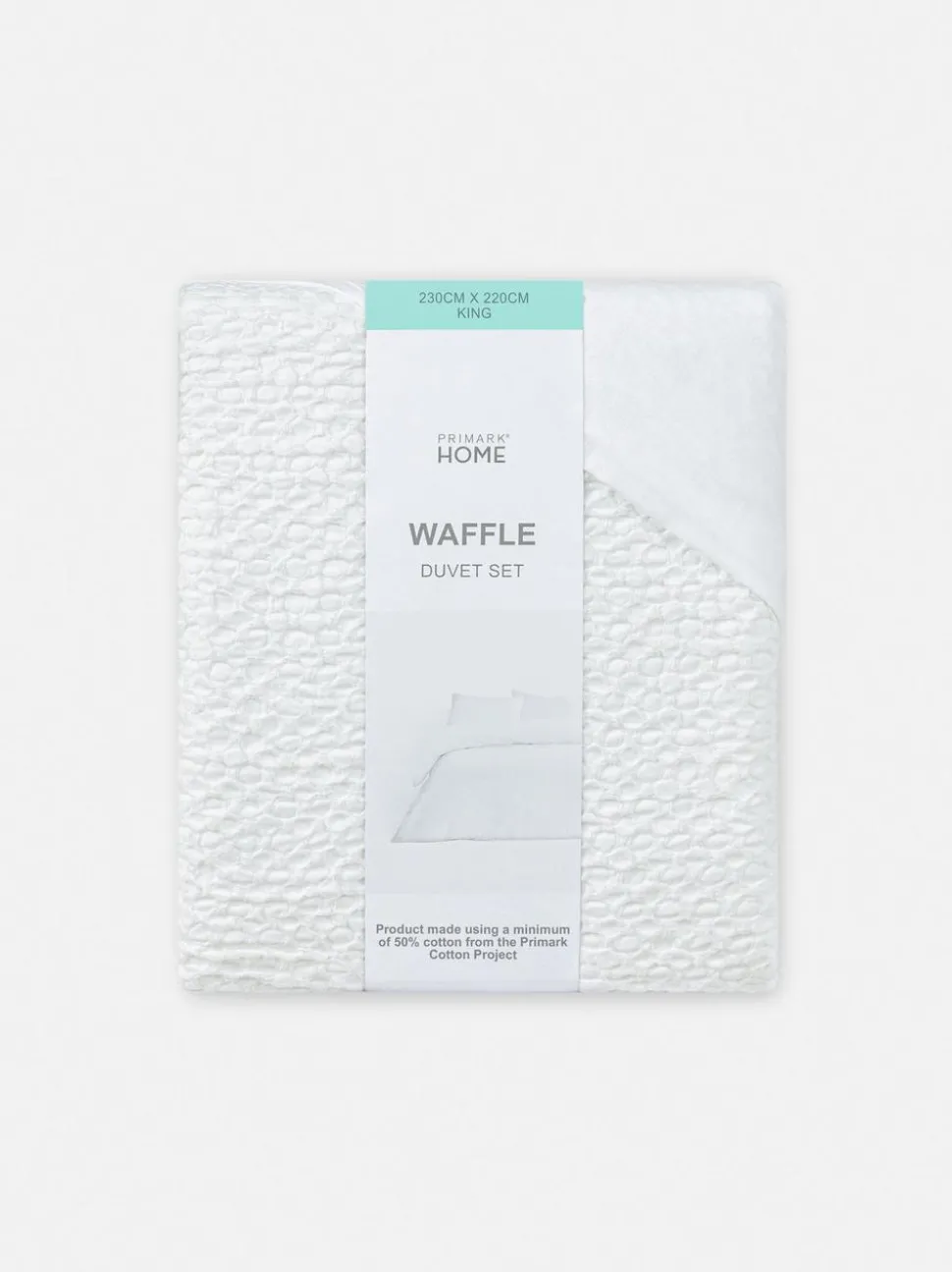 Bettwäscheset mit Waffelstruktur, Kingsize