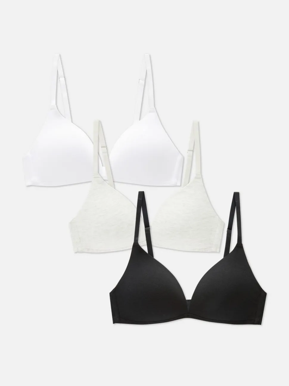 Bügellose BHs, 3er-Pack
