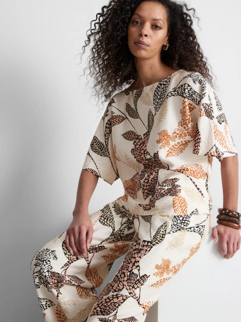 Bluse mit Print