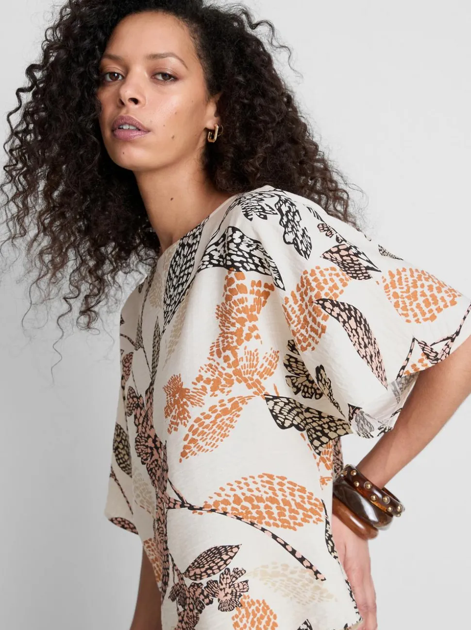 Bluse mit Print