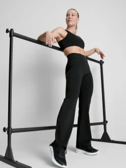 „BodySculpt“ Performance-Leggings mit ausgestelltem Bein und hohem Bund
