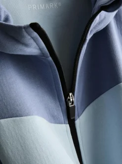 Bonded-Hoodie mit Reißverschluss