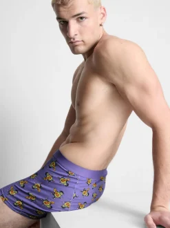 Boxershorts mit Lebensmittelmuster, 5er-Pack