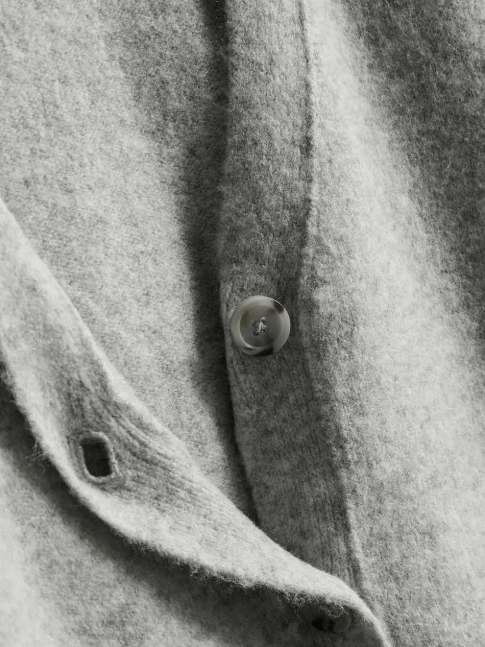 Boyfriend-Cardigan aus Wollgemisch