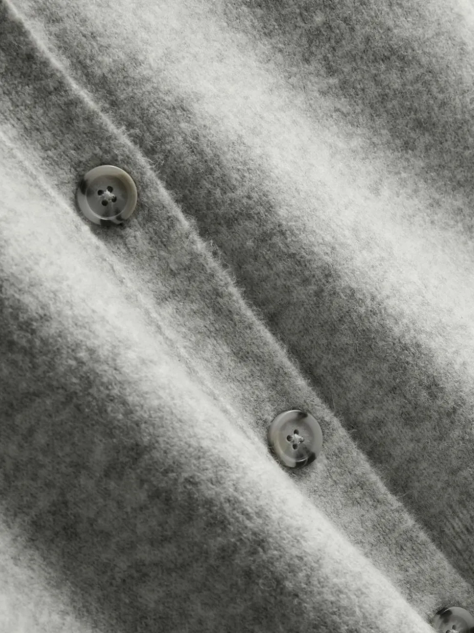 Boyfriend-Cardigan aus Wollgemisch