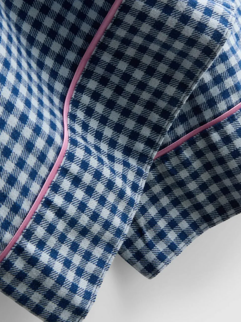 Boyfriend-Schlafanzug aus reinem Baumwoll-Flanell