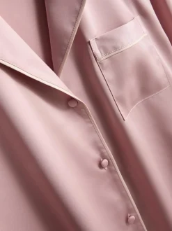 Boyfriend-Schlafanzug aus Satin