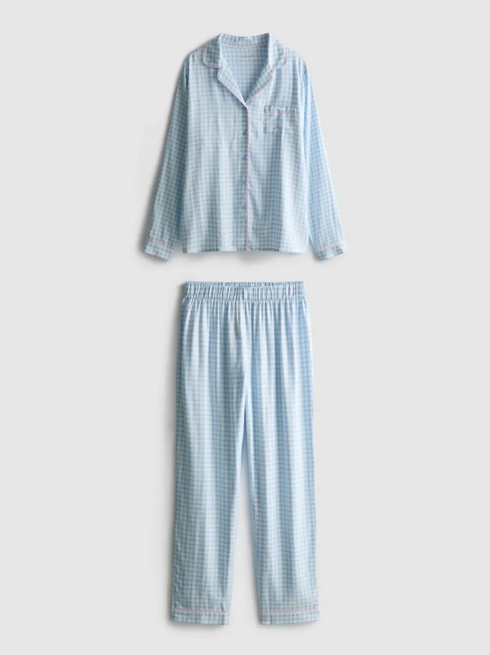 Boyfriend-Schlafanzug aus Twill