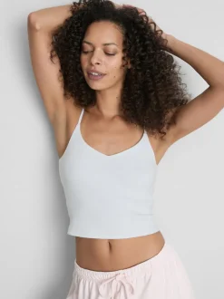 Bralette-BH mit hohem Baumwollanteil und V-Ausschnitt