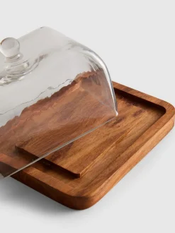 Butterdose aus Glas