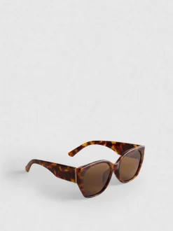 „By Coleen“ Cateye-Sonnenbrille in Schildpattoptik