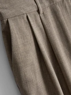 „By Coleen“ Hose mit weitem Bein und Bundfalten