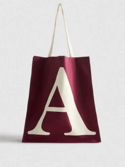 Canvas-Einkaufstasche mit Initialen