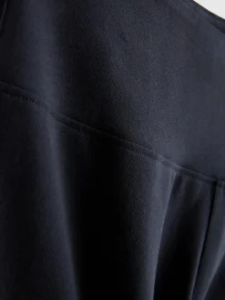 Capri-Leggings mit hohem Baumwollanteil und hohem Bund