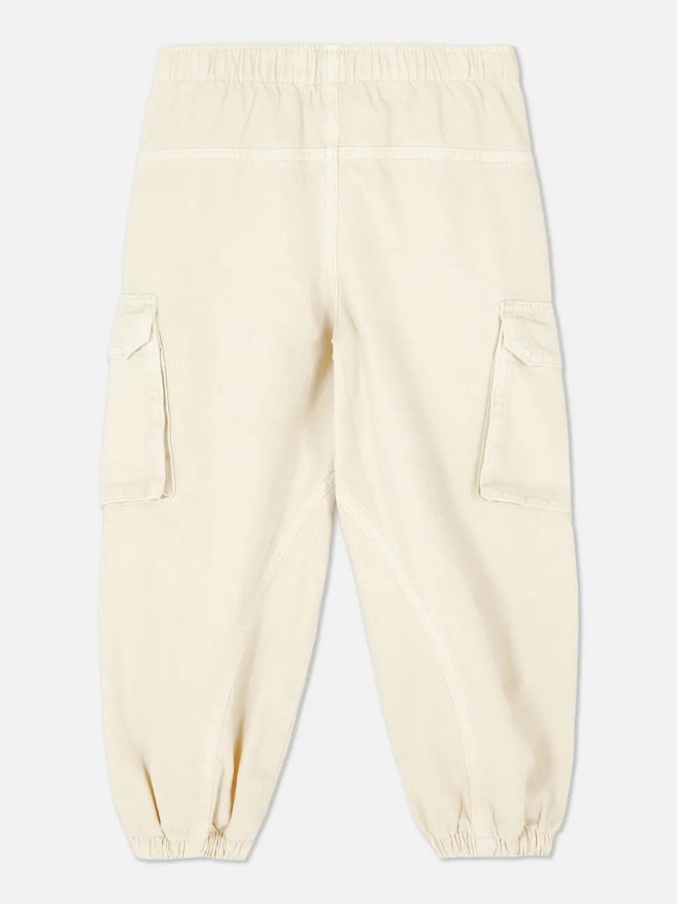 Cargohose mit Bündchen und Kordelzug