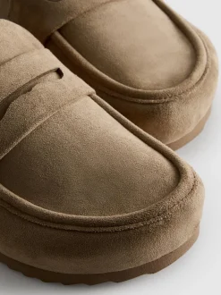 Clog-Sandalen im Loafer-Stil