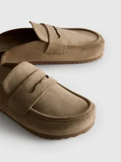 Clog-Sandalen im Loafer-Stil