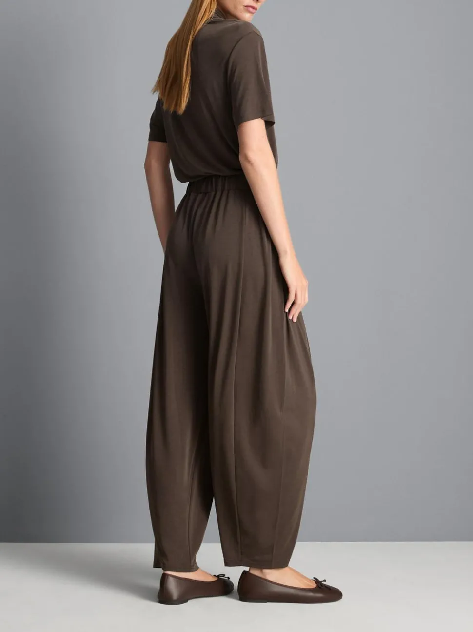 Cocoon-Hose aus Jersey