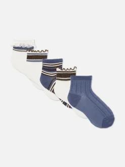 Crew-Socken in Viertellänge, 5er-Pack