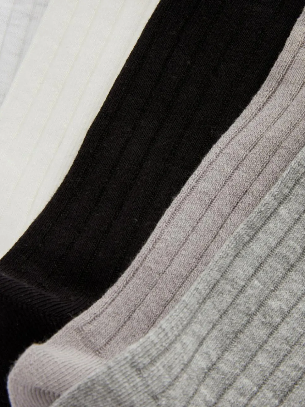 Crew-Socken mit hohem Baumwollanteil in verschiedenen Farben, 5er-Pack