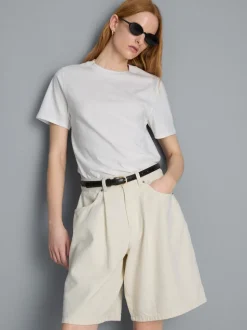 Denim-Bermudashorts aus Baumwolle