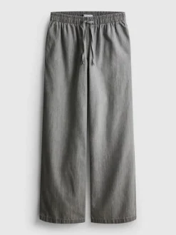Denim-Jogginghose mit geradem Bein