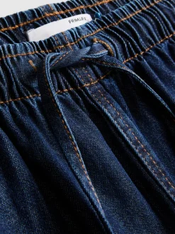 Denim-Jogginghose mit geradem Bein