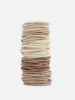 Dicke, elastische Haargummis, 60er-Pack