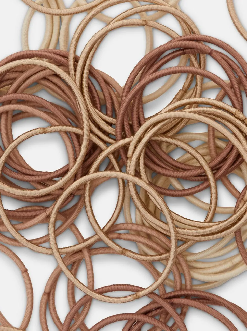 Dicke, elastische Haargummis, 60er-Pack