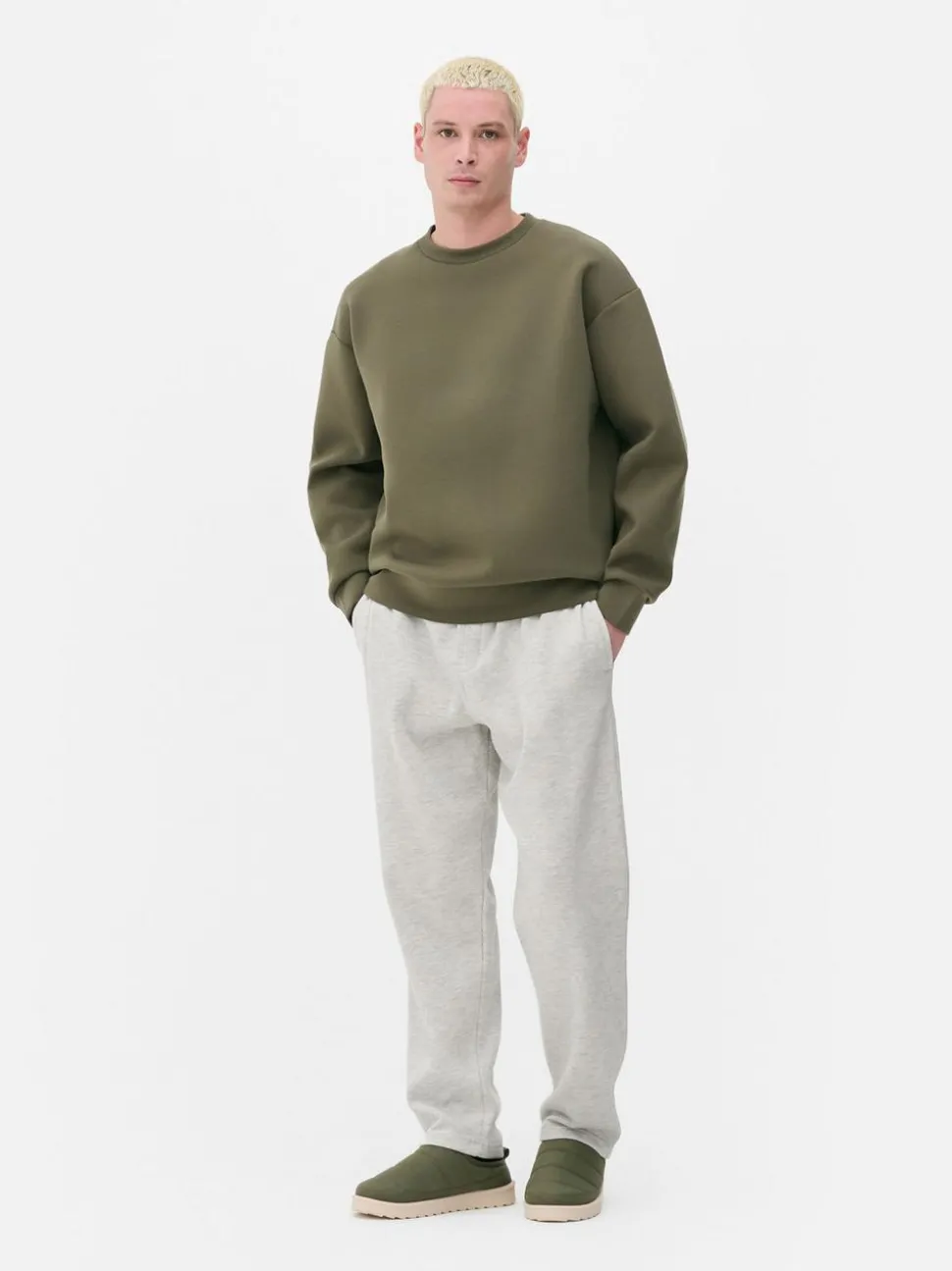 Dicke Essential-Jogginghose mit geradem Bein