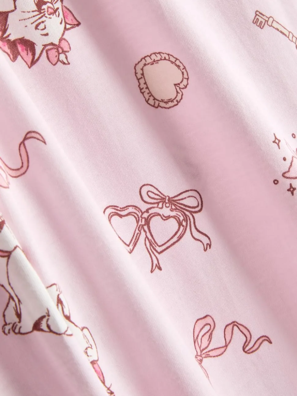 „Disney Aristocats Marie“ Schlafanzug mit Grafik