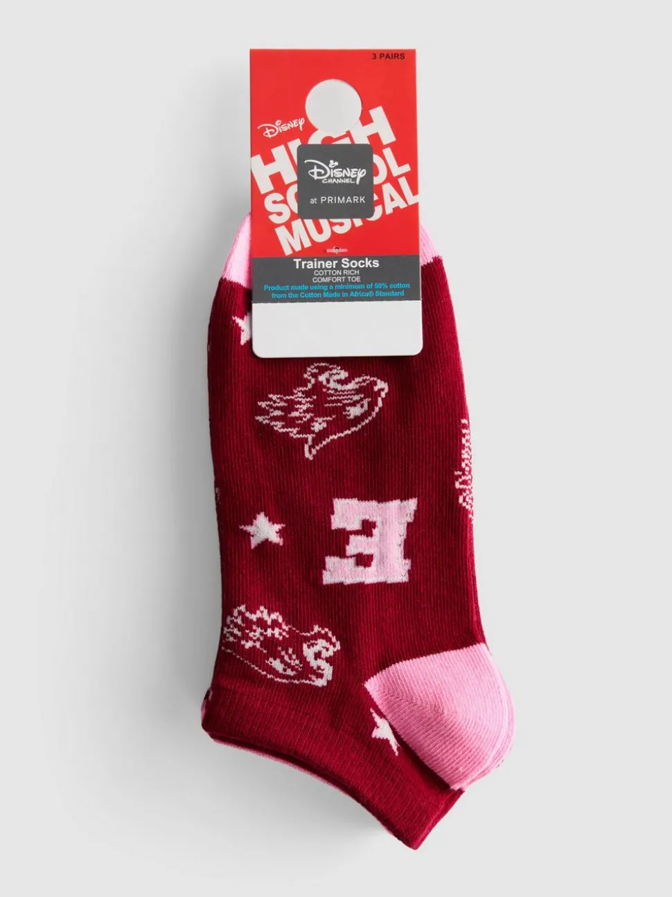 „Disney High School Musical“ Sneakersocken, 3er-Pack