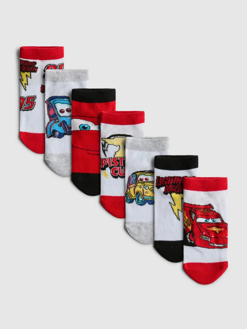 „Disney Pixar Cars“ Sneakersocken, 7er-Pack