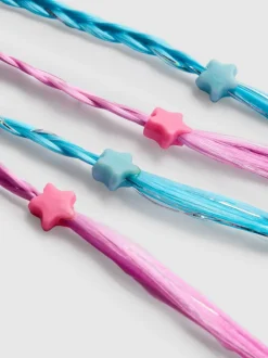 „Disney Stitch“ Haargummi mit Schleife und Zöpfen