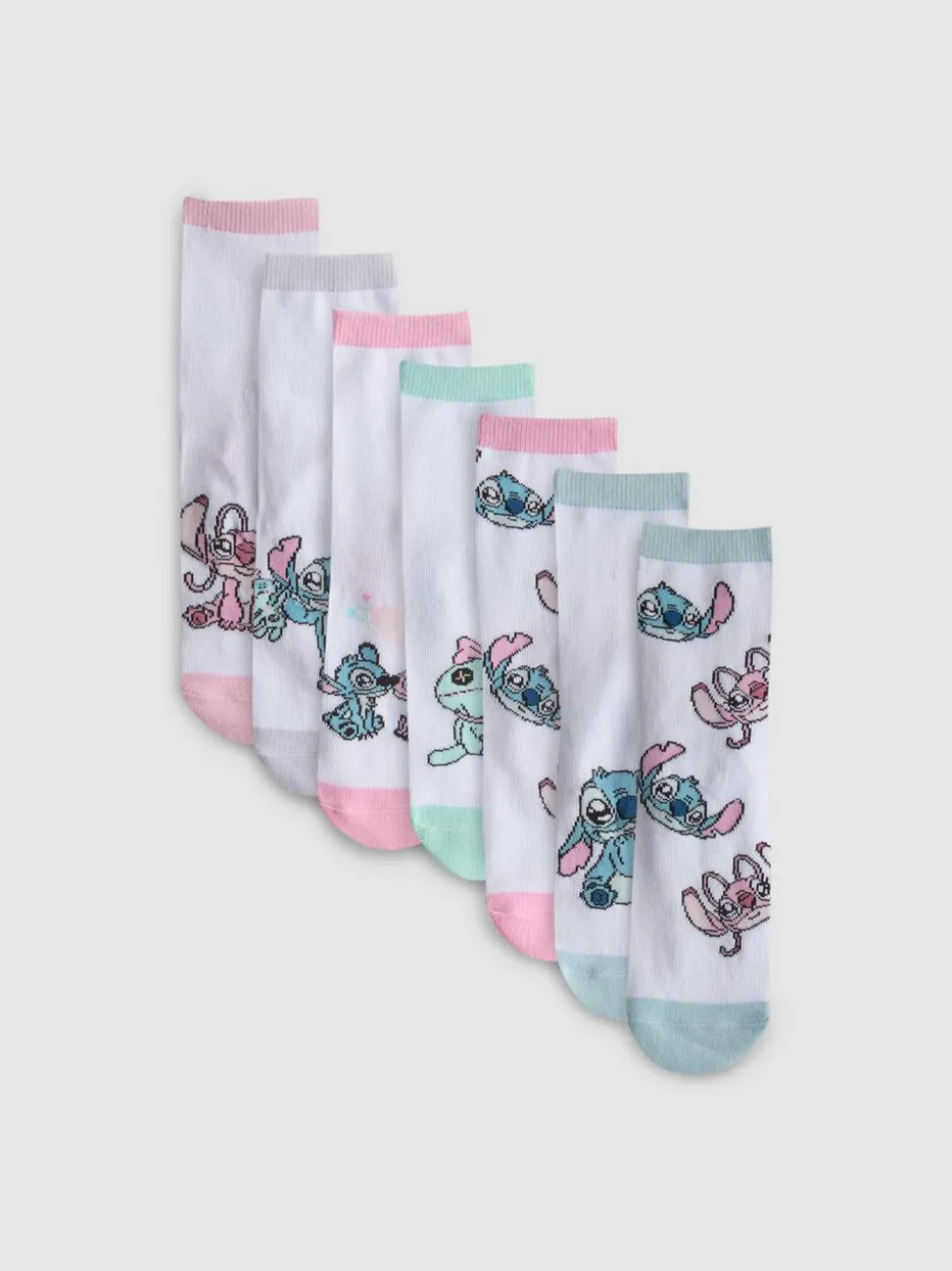 „Disney Stitch“ Söckchen, 7er-Pack