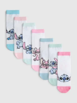 „Disney Stitch“ Viertel-Socken, 7er-Pack