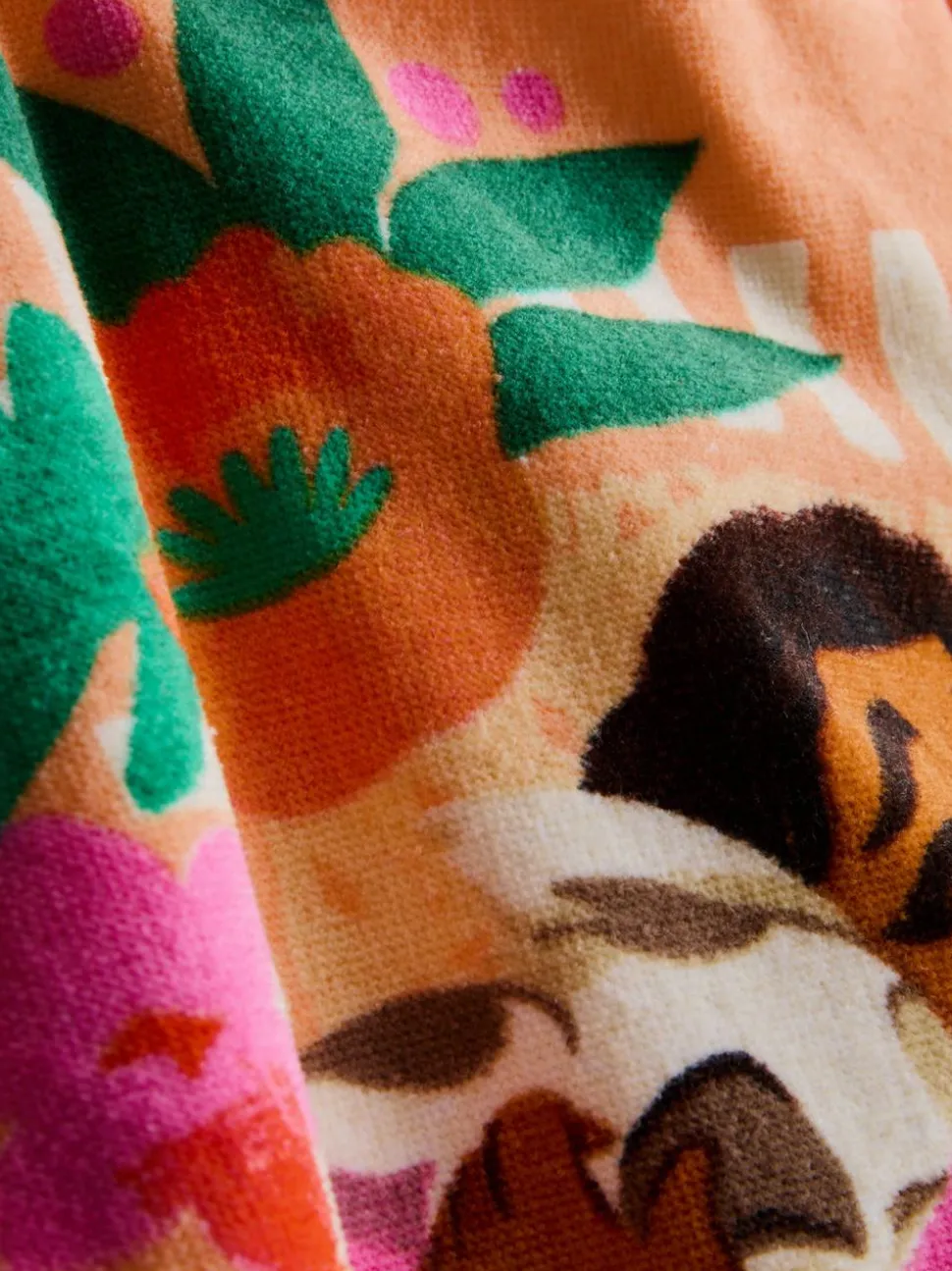„Disney Vaiana“ Frottee-Poncho mit Kapuze