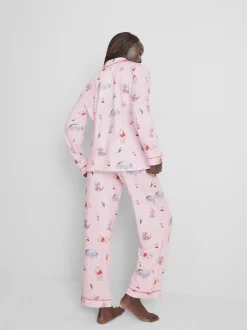 „Disney Winnie Puuh“ Boyfriend-Schlafanzug mit Grafik
