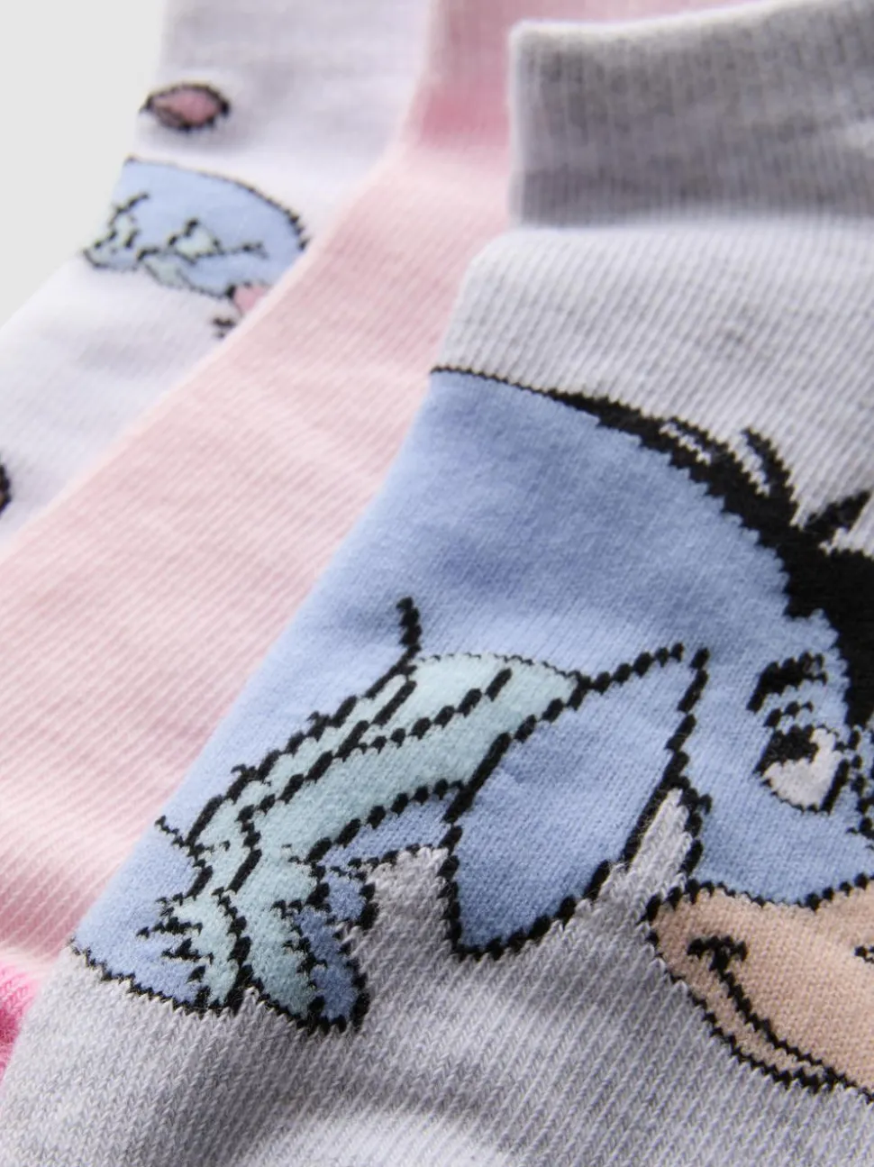 „Disney Winnie Puuh I-Aah“ Sneakersocken aus reiner Baumwolle, 3er-Pack