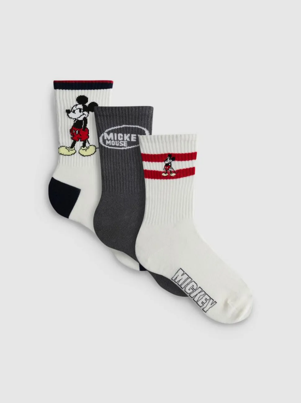 „Disney X Mimi Webb Micky Maus“ Crew-Socken, 3er-Pack