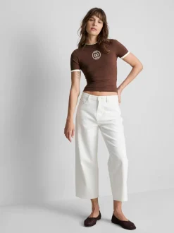 Doppellagiges Baby Tee mit hohem Baumwollanteil