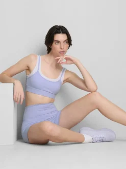 Doppellagiges, bauchfreies Active-Top