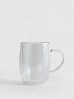 Doppelwandige Glastasse