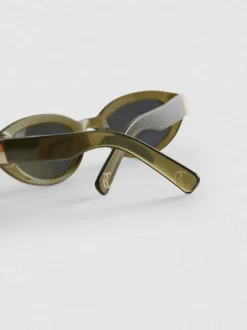 Durchsichtige ovale „By Coleen“ Sonnenbrille