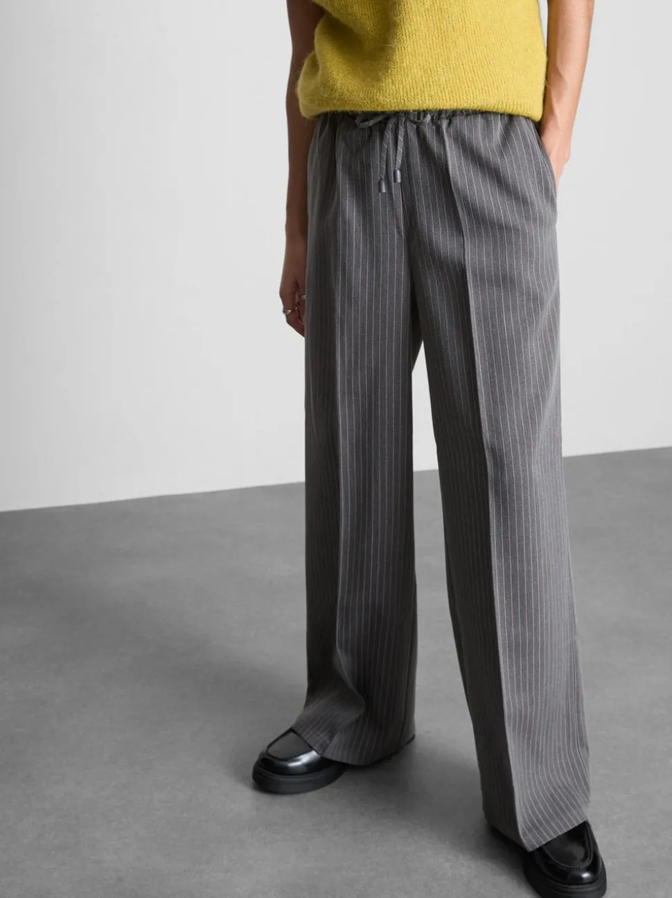 Elegante Jogginghose mit weitem Bein