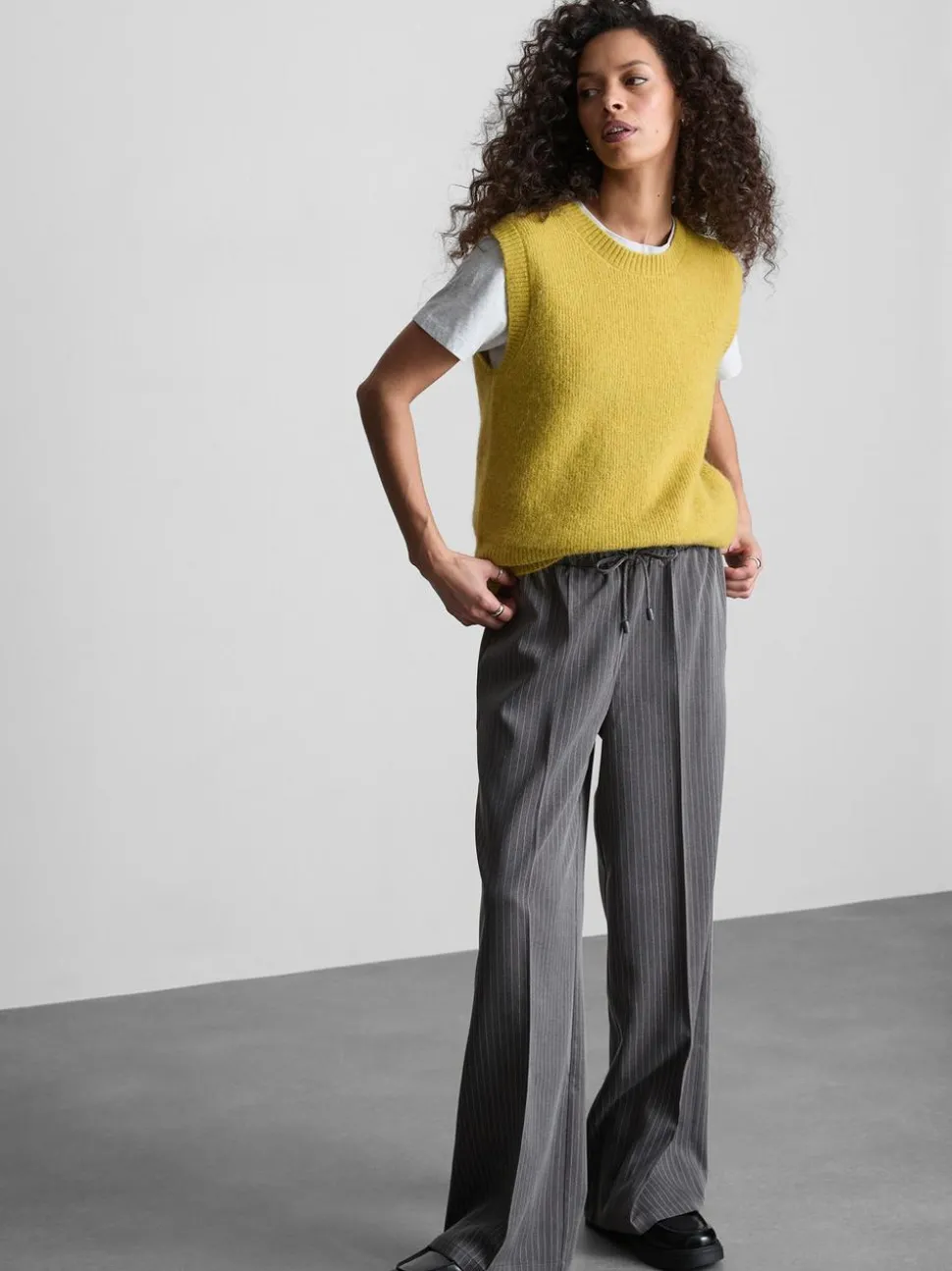 Elegante Jogginghose mit weitem Bein