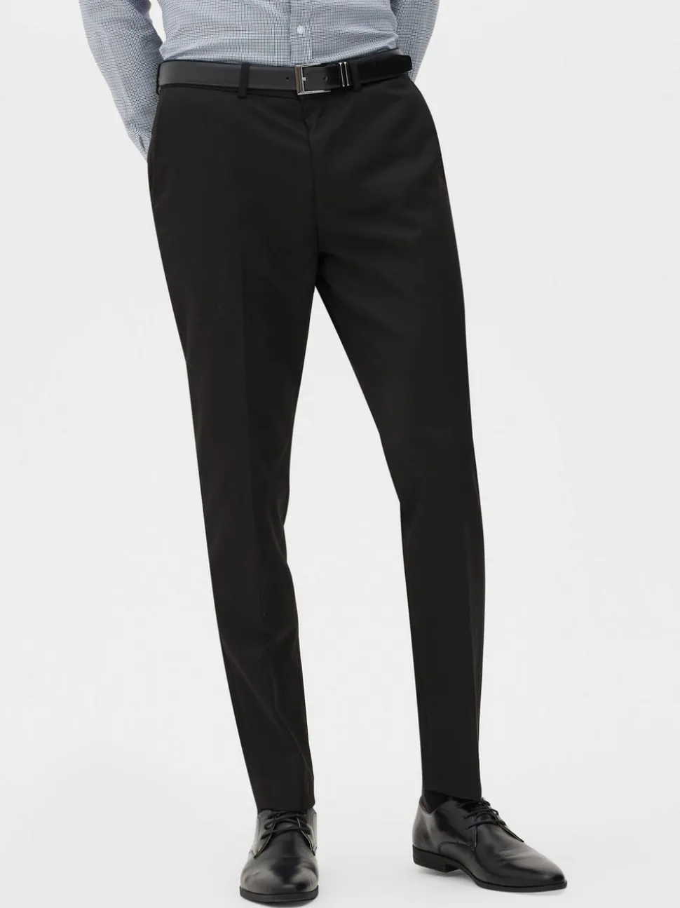 Elegante Slim-Fit-Twillhose