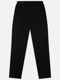 Elegante Slim-Fit-Twillhose