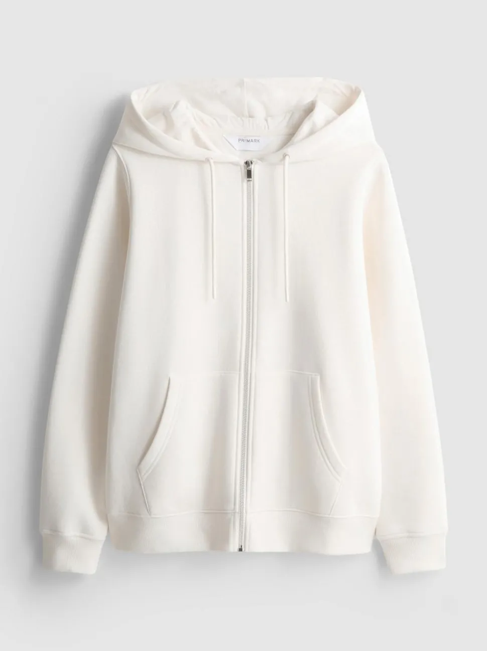 Essential Hoodie aus Baumwollmischung mit Reißverschluss