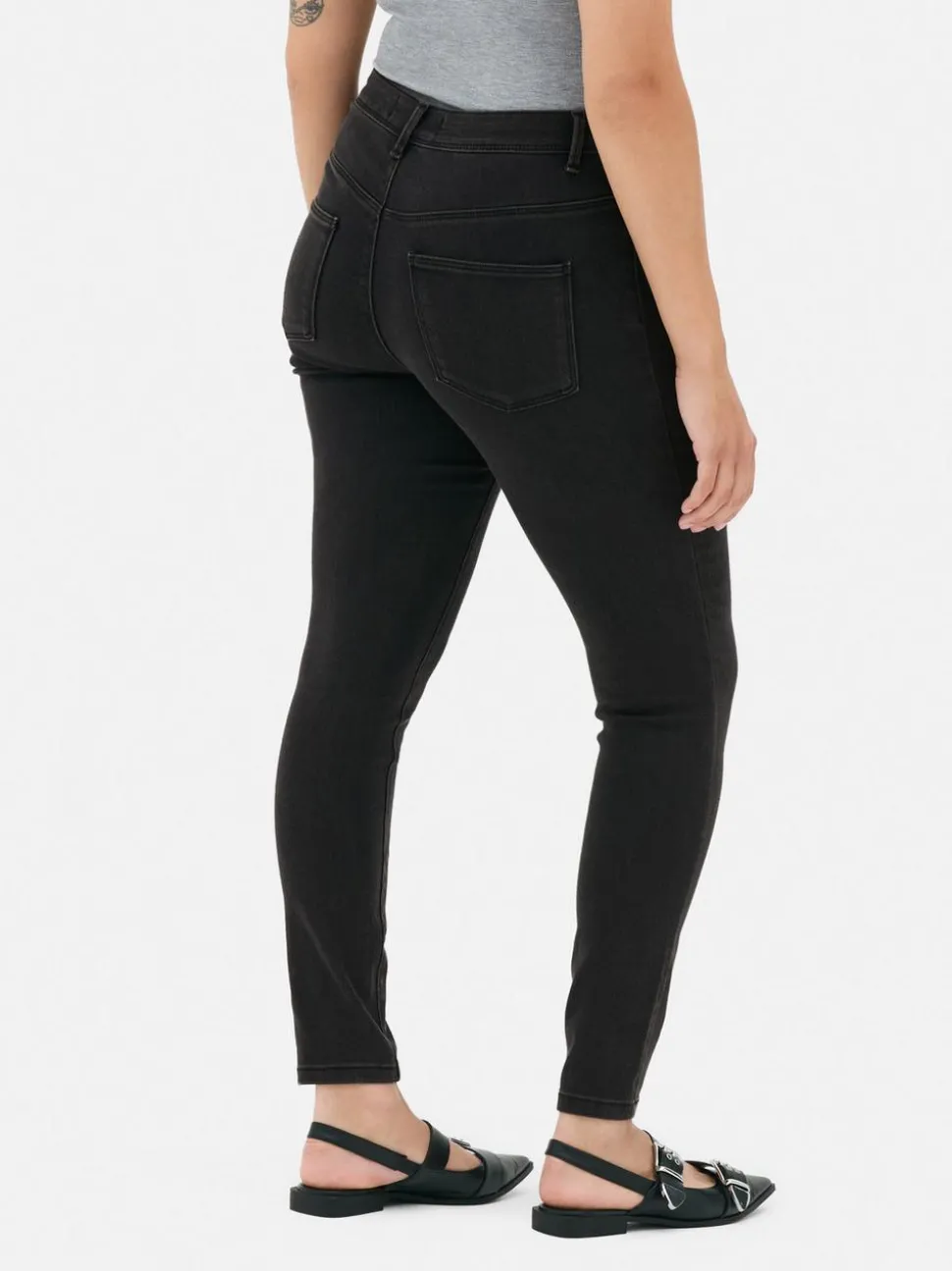 Essential Skinny-Jeans mit mittelhohem Bund | Normale Passform